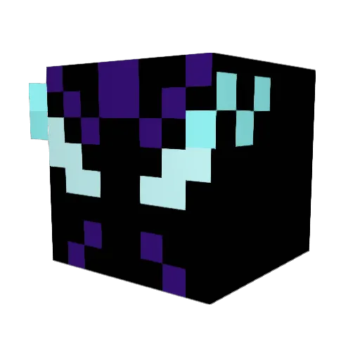 OverSteel Minecraft avatar head, 3D render