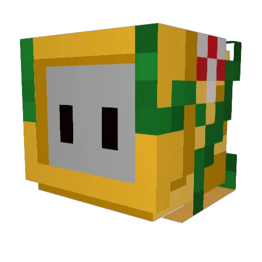Over_circuit17 Minecraft avatar head, 3D render