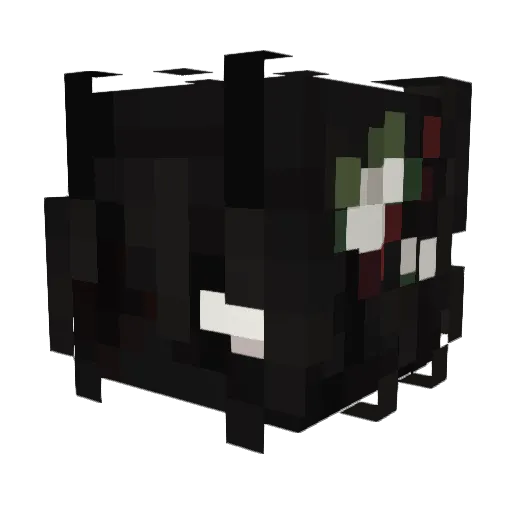 Overallruby85 Minecraft avatar head, 3D render