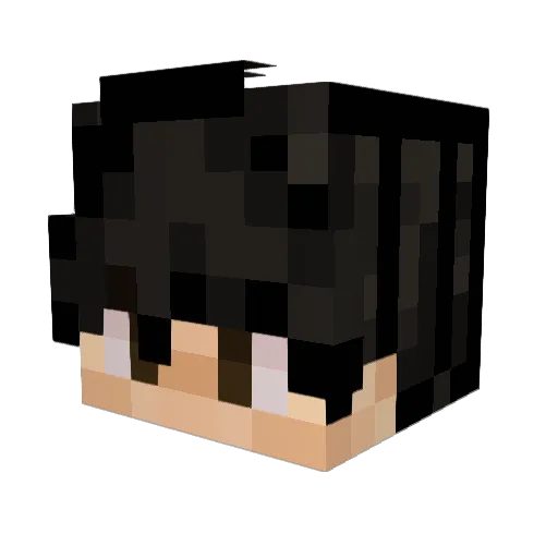 OverallsOverlord Minecraft avatar head, 3D render
