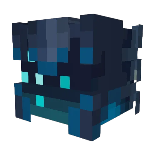 Overclaw_ Minecraft avatar head, 3D render