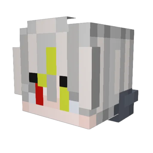 Overcross29 Minecraft avatar head, 3D render