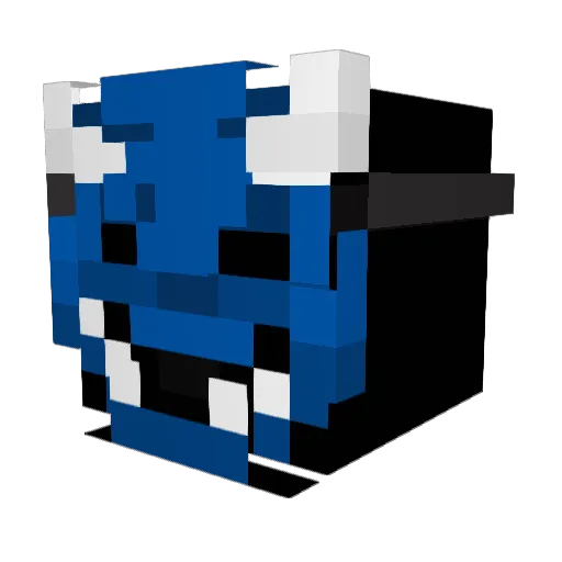 OverdosedSkills Minecraft avatar head, 3D render