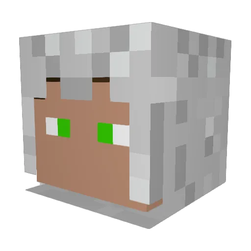 Overdriver13 Minecraft avatar head, 3D render
