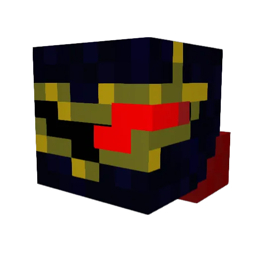 Overlord6380 Minecraft avatar head, 3D render