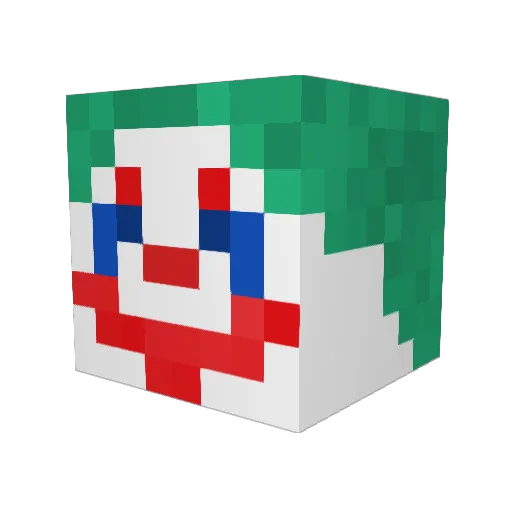 OverlordJude Minecraft avatar head, 3D render