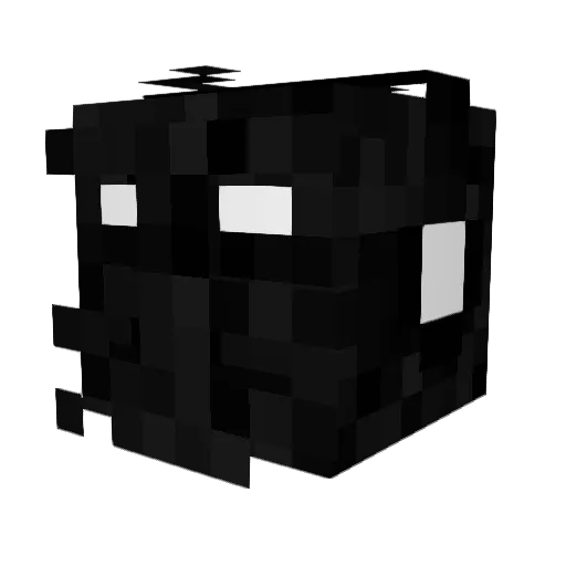 OverlordOly999 Minecraft avatar head, 3D render