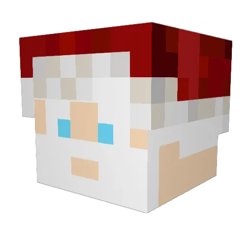 Overlord_Supreme Minecraft avatar head, 3D render