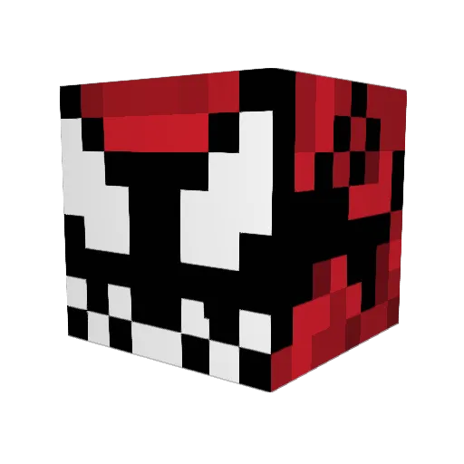 Overlord_Titus Minecraft avatar head, 3D render