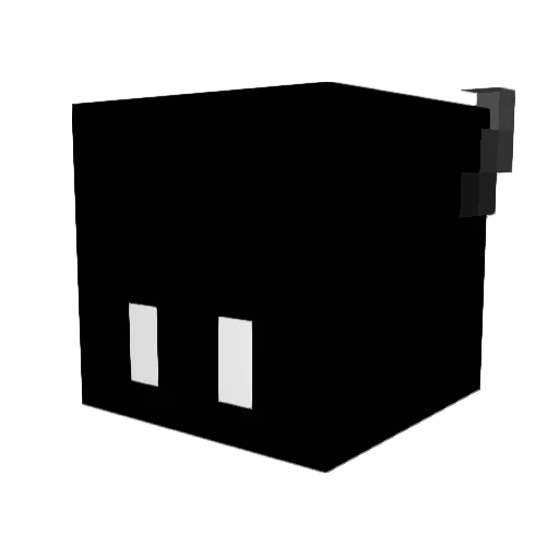 OvernightEight2 Minecraft avatar head, 3D render