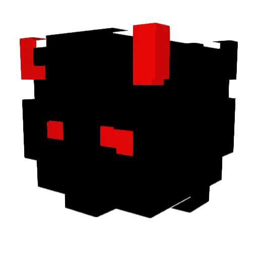 OverosPL Minecraft avatar head, 3D render