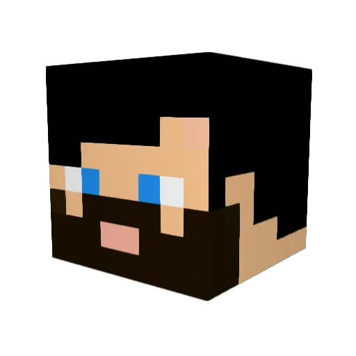 Overseer_Dan Minecraft avatar head, 3D render