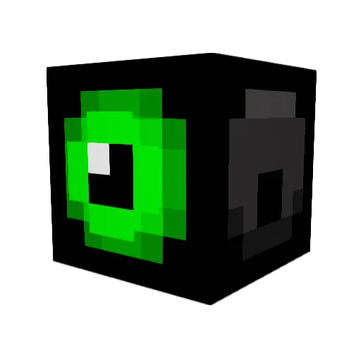 Oversseer Minecraft avatar head, 3D render
