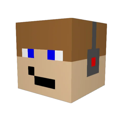 Ovicide88 Minecraft avatar head, 3D render