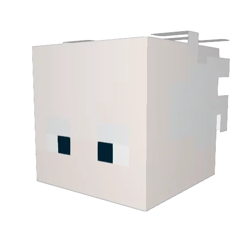 OvidLiam Minecraft avatar head, 3D render