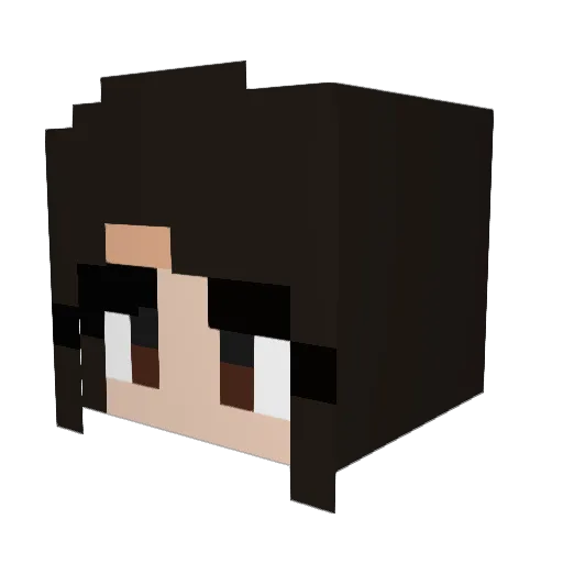 Ovilee Minecraft avatar head, 3D render