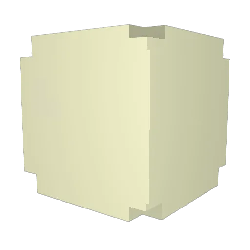 OvinhoS2 Minecraft avatar head, 3D render