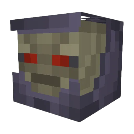 OvoJav Minecraft avatar head, 3D render