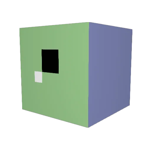 Ovr4Tee Minecraft avatar head, 3D render