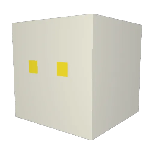 Ovum_ Minecraft avatar head, 3D render