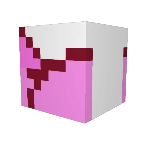 OwO0 Minecraft avatar head, 3D render