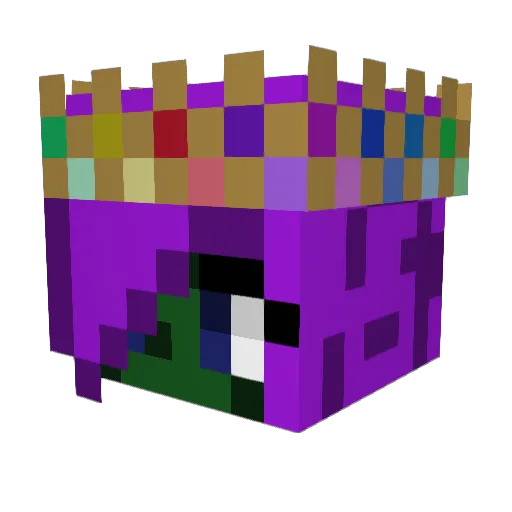OwOPotato1 Minecraft avatar head, 3D render