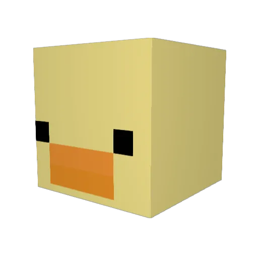 OwO_TwT Minecraft avatar head, 3D render