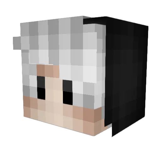 Owczur Minecraft avatar head, 3D render