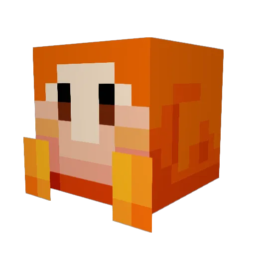OweeWan Minecraft avatar head, 3D render