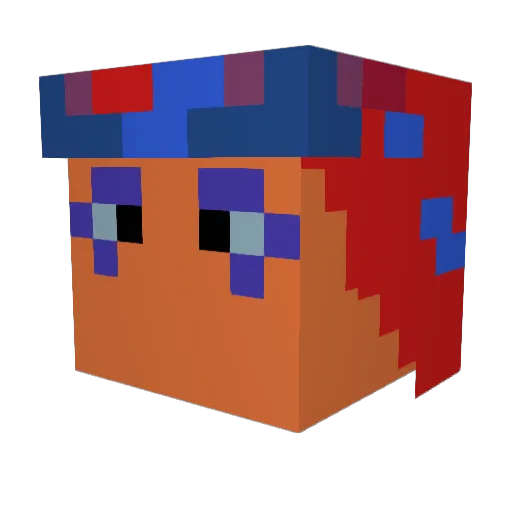 Owen1044 Minecraft avatar head, 3D render