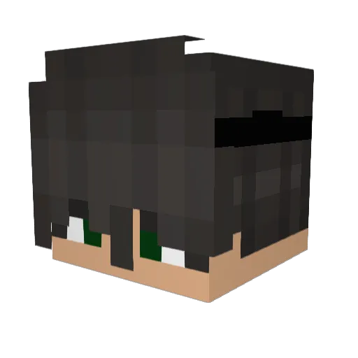 OwenBoyall Minecraft avatar head, 3D render