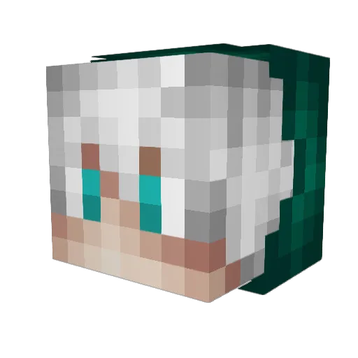 OwenKLA Minecraft avatar head, 3D render