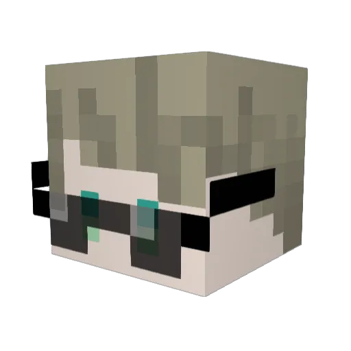 OwenKappa Minecraft avatar head, 3D render