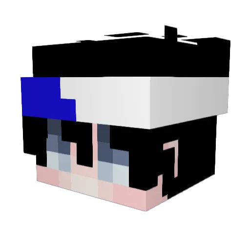 OwenKnight Minecraft avatar head, 3D render