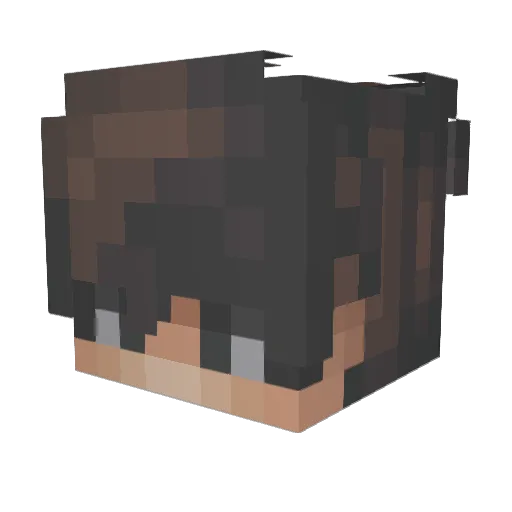 OwenLA Minecraft avatar head, 3D render