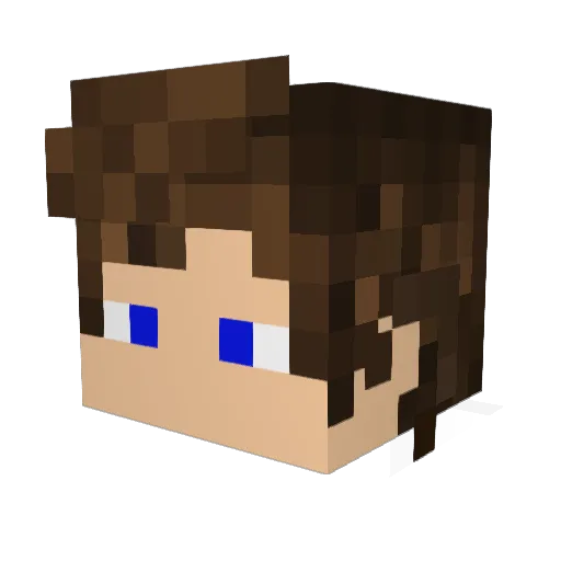 OwenMings Minecraft avatar head, 3D render