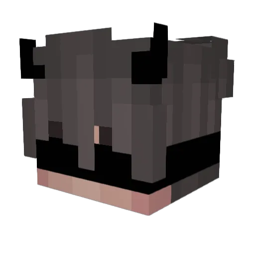 OwenQ9 Minecraft avatar head, 3D render