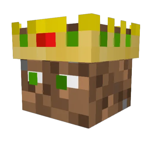 OwenQboss Minecraft avatar head, 3D render