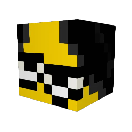 OwenRico Minecraft avatar head, 3D render