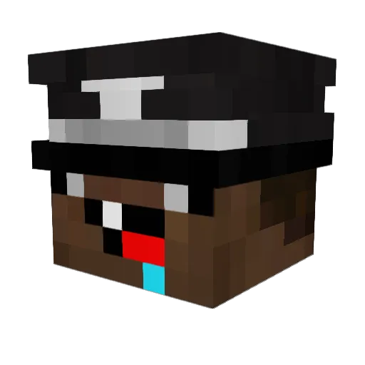 OwenTheMicrowave Minecraft avatar head, 3D render