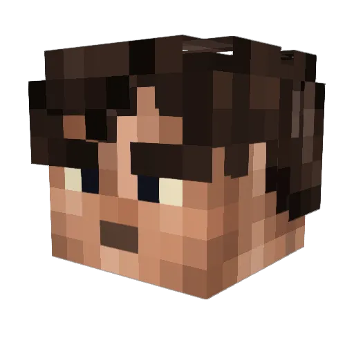 Owen_MB Minecraft avatar head, 3D render
