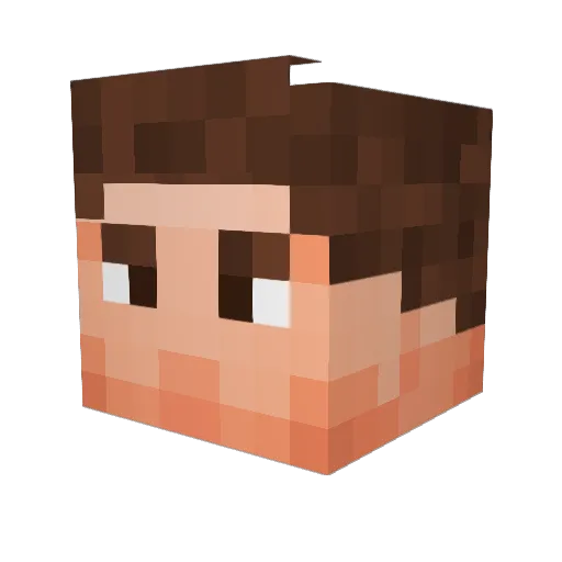Owenard0 Minecraft avatar head, 3D render