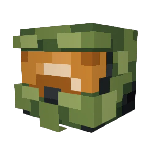 Owenmon36 Minecraft avatar head, 3D render