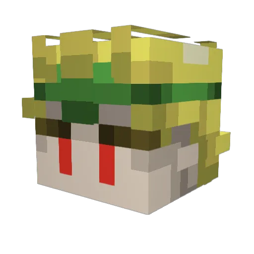 Owennieuw Minecraft avatar head, 3D render