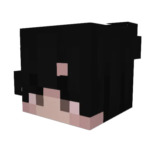 Owenored Minecraft avatar head, 3D render