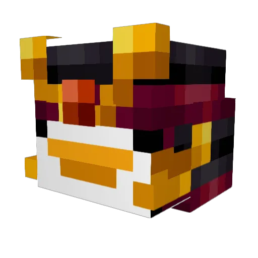 Owenreines Minecraft avatar head, 3D render