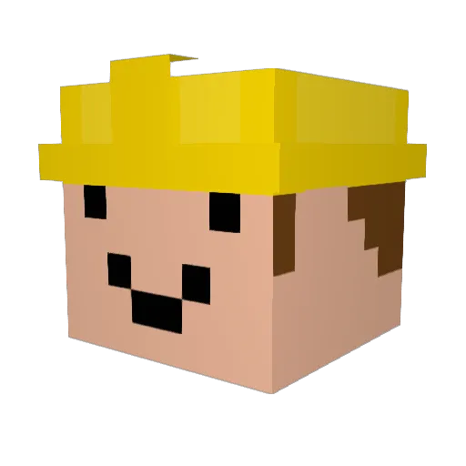 Owenster205 Minecraft avatar head, 3D render