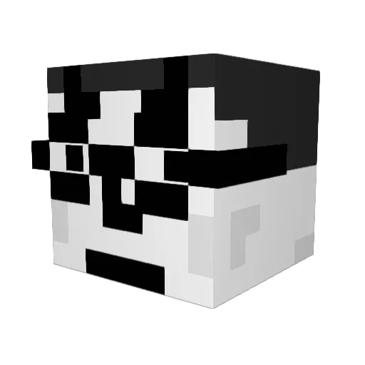 Owentoenails Minecraft avatar head, 3D render