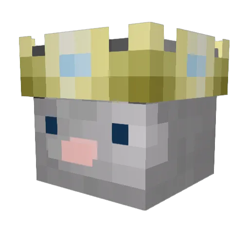 Owenvv Minecraft avatar head, 3D render