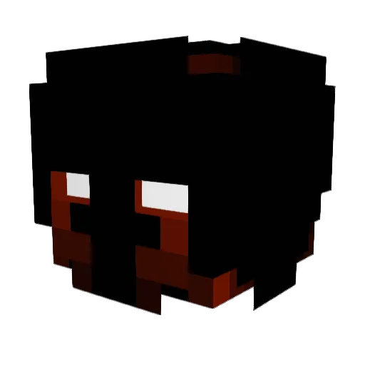 Oweoooo Minecraft avatar head, 3D render